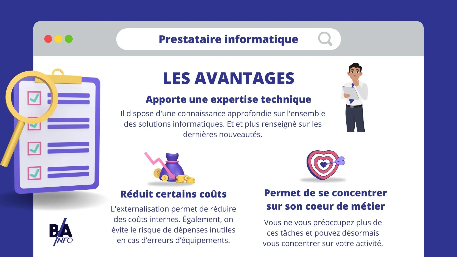 Les avantages d'un prestataire informatique